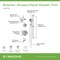 Symmons Braston HydroMersion Double Handle Tub and Shower Trim Kit with Hand Spray (Valve Not Included) 589615TRM - alternate 2