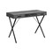 Homeroots 42" Gray and Black Wood and Metal x-Shape Computer Desk With Two Drawers 489887 - alternate 1