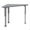 Correll HPL Collaborative Wing Desk, 30 in D X 41 in W X Particleboard AD3041TF-WING-15-13-13 - alternate 1