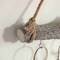 Uniquewise 19-inch Natural Jujube Wooden Log Hanging Farmhouse Wall Decor with 5 Hooks Wall Accessories QI004776-5 - alternate 2