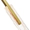 Cwi Lighting Curva Integrated LED 38in Brass Chandelier with Handcrafted Glass 1725P38-6-624 - alternate 2