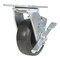Vestil Rubber Swivel With Brake Caster 5 In. Diameter x 2 In. Width 440 Lb. Capacity Dark Black CST-VE-5X2MR-SWB - alternate 1