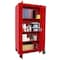 Sandusky Lee Shelf Cabinet, 72 in H, 36 in W, 24 in D, Keyed, 3 Shelves TA3R362466-01 - alternate 1