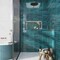Apollo Tile 3Ocean Green 2.5 in x 8 in Ceramic Glossy Wall Subway 5.38 sqft/case, 38PK La Riviera Quetzal 2.5x8 - alternate 3