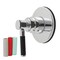 Kingston Brass Single-Handle Six-Way Diverter Valve with Round Trim Kit, Polished Chrome KS4031DKL - alternate 1