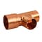 Everflow Copper Reducing Tee Fitting with Solder Cups 3/4''x1/2''x1/2'' CCRT0340 - alternate 1