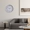 Clockswise 14-in Round Quartz Wall Clock Non-Ticking Battery Operated with Silent Sweep Movement,  QI004745.WT.14 - alternate 3
