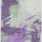 Homeroots 9' X 12' Purple Mint Green And Ivory Abstract Washable Indoor Outdoor Area Rug 618488 - alternate 4