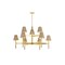 Hudson Valley Lighting Lindenwood 47.5 in. Chandelier Aged Brass 3448-AGB - alternate 3