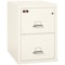 Fireking 2 Drawer, 2 Hr Fire & Impact Rated, Vertical, 31" depth Letter Ivory White 2-1929-2IW - alternate 1