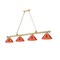 Z-Lite Cordon Heritage Brass 4 Light Billiard 2306-4HBR-PRD - alternate 1