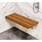 Homeroots 24" Premium Wall Mount Teak Shower Bench 402208 - alternate 3