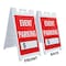 Signmission Event Parking With Price, A-Frame & 2 Decals Installed, Heavy-Duty Plastic Frame SBHD-D-2436-Event Parking With Price - alternate 4