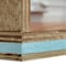 Factory 2U Windows Garden Window with Shelf, 60in x 48in, White, Insulated Oak Seatboard, Low-E Glass 802949 - alternate 2