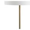 Jonathan Y Chuck 59" Modern Minimalist Metal and Tempered Glass LED 2-in-1 Space-Saving Tray Table and Floor La JYL3059A - alternate 2