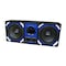 Deejay Led Loaded Box w/Two Despacito Heavy Duty 12-in Woofers One Horn and w/Two Bullet Tweeters BLUE TBH12BLUE - alternate 1