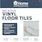 Home Impressions Wht Marble 12''x12'' Vinyl Floor Tile, 45 Sq. Ft./Box PG5550-1 - alternate 3