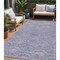 Homeroots 5' X 8' Lavender Sage And Ivory Geometric Washable Indoor Outdoor Area Rug 615207 - alternate 1