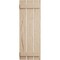 Ekena Millwork Rustic Three Board Spaced Board-n-Batten Hand Hewn Faux Wood Shutters, 17 1/2W x 46H, PR SHUBSS17X46HHPR - alternate 5