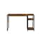 Homeroots 47" Brown and Black Writing Desk 491435 - alternate 1