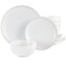 Gibson Home Rockaway 12 Piece Stoneware Dinnerware Set in White 129492.12 - alternate 1
