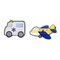 Melissa & Doug Vehicles Peg Puzzle 1874 - alternate 2
