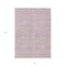 Homeroots 3' X 5' Blush Pink And Beige Striped Washable Indoor Outdoor Area Rug 587944 - alternate 2