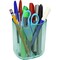 Acrimet Jumbo Pencil Holder Pen Cup Caddy Super Sized Desktop Organizer Clear Green 934.5 - alternate 1