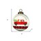 Homeroots Red Pickup Truck with Presents Hand Painted Mouth Blown Glass Ornament 477471 - alternate 2