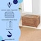 Happimess Anada 30in Hand-Woven Wicker Weave Storage Trunk, Brown Wash HPM9005B - alternate 3