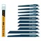 Powertec 10pcs Reciprocating Saw Blades Set with Storage Case for Plumbing Work 14402 - alternate 1