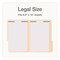 Pendaflex Manila Fastener Folders, 1/3-Cut Tab: Assorted, Expands 0.75", 2 Fasteners, Legal Size, 50PK 1007063 - alternate 3