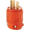 Leviton 15A 125V 3-Wire 2-Pole Residential Grade Cord Plug Orange 012-515PV-0OR - alternate 2