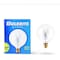 Bulbrite 40W Dimmable Clear G16.5 Incandescent Light Bulbs, Candelabra E12 Base, 2700K, 40PK 861264 - alternate 2