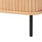 Baxton Studio Lucia Fluted Wood Sideboard, Mid-Century Modern Buffet Cabinet with Sliding Tambour Doors, 55" Wide 262-13789-ZORO - alternate 3
