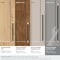 Amerock Esquire 24 inch 610mm Center-to-Center Polished Nickel/Black Bronze Appliance Pull BP54042PNBBR - alternate 2