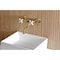 Kingston Brass Double-Handle Wall Mount Bathroom Faucet, Brushed Brass KS2117PX - alternate 3