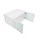 Cambridge Everest 36 in. W x 24 in. D x 18 in. H Ready to Assemble Shaker Wall Bridge Kitchen Cabinet in White SA-W361824-SW-KIT - alternate 5