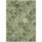 Homeroots 3' X 5' Green And Ivory Abstract Washable Indoor Outdoor Area Rug 577673 - alternate 5