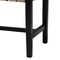 Bali & Pari Prita Paper Loom Bench with Mahogany Wood Frame, Black 264-14459-ZORO - alternate 4