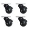 Service Caster 2 Inch Flat Black Hooded Top Plate Ball Casters, 4PK SCC-TP01S20-POS-FB-4 - alternate 1