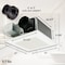 Panasonic Exhaust Fan, 7 7/8" H, 10 1/4" W, 120V AC FV-0511VFC1 - alternate 3