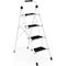 Wrightmaster 4-Step Lightweight Steel Step Stool, 9 ft. Reach with Safety Lock, 330 lb. Capacity Black ZoroBTV4BTB-44BK - alternate 1
