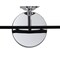 Jonathan Y Caleb 22" 3-Light Contemporary Transitional Iron/Glass LED Vanity Light, Chrome/Black JYL9058A - alternate 2