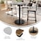 Flash Furniture 36" Round Tabletop, Seamless Surface Technology, Gray Faux Concrete, 24" Black Round Bar Height Base ST-RD36-CMGY-TR24B-GG - alternate 4