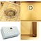 Homeroots 10in X 33in Gold Stainless Steel Undermount Kitchen Sink 719941 - alternate 4
