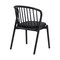 Armen Living Echo Black Oak Wood and Faux Leather Dining Chairs - Set of 2 LCECSIBLK - alternate 4