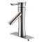 Anzzi Saga Series Single Hole Single-Handle Low-Arc Bathroom Faucet in Brushed Nickel L-AZ082 - alternate 2