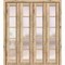 Sartodoors Sliding Closet Double Bi-fold Doors Oak Solid Core Modern Interior QUADRO4002DBF-DUB-72 x 96 (4* 18x96) - alternate 1