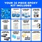 Armorpoxy 32 Pc - Epoxy Floor Kit - 2-Layer -  900 Sq Ft - Racing Blue 110007 - alternate 4